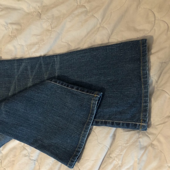 FRX low rise boot cut jeans medium blue wash - Picture 3 of 9